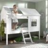 Bed Boomhut Charlotte Met Set Gordijnen