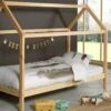 Bed Dallas Met Dak -Wolkbed Winkel Bed Dallas met dak naturel