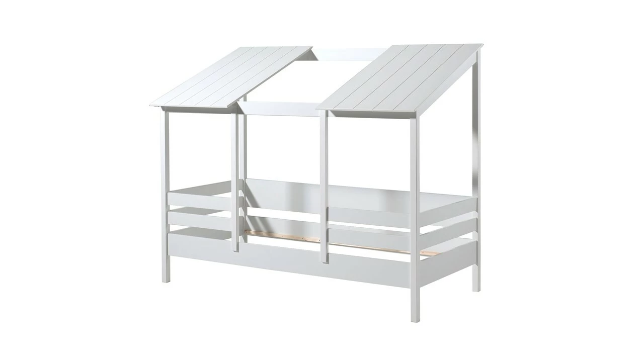 Bed HuisBed Inclusief Vensterbanken En 2 Dakpanelen 5 Bed HuisBed Inclusief Vensterbanken En 2 Dakpanelen - Afbeelding 3