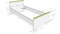 Bed Londen -Wolkbed Winkel Bed Londen antraciet 2