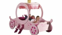 Koetsbed Royal Princess Kate -Wolkbed Winkel Bed Prinses Kate car roze 1