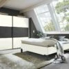 Bed Ragnar Met Hoofdbord Gestoffeerd -Wolkbed Winkel Bed Ragnar met hoofdbord gestoffeerd wit antraciet