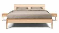 Karlsson Bed Sky Met Hoofdbord En Poten Hout -Wolkbed Winkel Bed Sky beuken met hoofdbord hout en poot hout beuken 3