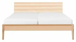 Karlsson Bed Sky Met Hoofdbord En Poten Hout -Wolkbed Winkel Bed Sky beuken met hoofdbord hout en poot hout beuken 5