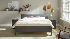 Bed Suite Met Rawsteel Poten -Wolkbed Winkel Bed Suite met rawsteel poten grafiet grafiet 1