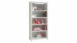 Complete Kinderkamer Amori Met 2-deurs Kast, Bureau En Bibliotheekkast -Wolkbed Winkel Bibliotheekkast Amori wit