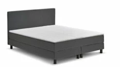 Box Ambra Vlak Met Gestoffeerd Matras -Wolkbed Winkel Box Ambra vlak met gestoffeerd matras donkergrijs 3