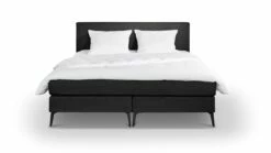 Box Cambridge Met Gestoffeerd Matras -Wolkbed Winkel Box Cambridge met gestoffeerd matras zwart 4
