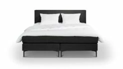 Box Oxford Met Gestoffeerd Matras -Wolkbed Winkel Box Oxford met gestoffeerd matras zwart 4