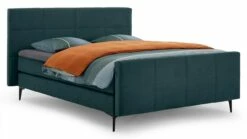 Karlsson Boxspring Attraktiv Trendik Vlak Met Gestoffeerd Matras -Wolkbed Winkel Boxspring Attraktiv Trendik vlak met gestoffeerd matras challenger teal 4
