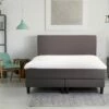 Boxspring Bellino Vlak Met Gestoffeerd Matras -Wolkbed Winkel Boxspring Bellino vlak met gestoffeerd matras