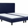 Boxspring Cisano Vlak Zonder Matras -Wolkbed Winkel Boxspring Cisano vlak zonder matras blauw