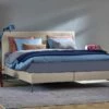 Boxspring Emerald Vlak Met B Bright Matras 3100/3150 -Wolkbed Winkel Boxspring Emerald vlak met B Bright matras 3100 3150 khaki