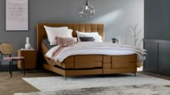 Boxspring Jade Verstelbaar Met Gestoffeerd Matras 16 Boxspring Jade Verstelbaar Met Gestoffeerd Matras -Wolkbed Winkel Boxspring Jade verstelbaar met gestoffeerd matras cognac 2