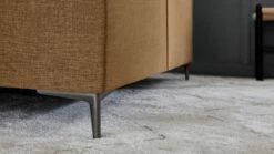 Boxspring Jade Vlak Met Gestoffeerd Matras -Wolkbed Winkel Boxspring Jade vlak met gestoffeerd matras cognac 3