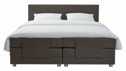 Boxspring Move Verstelbaar Met Gestoffeerd Matras -Wolkbed Winkel Boxspring Move verstelbaar met gestoffeerd matras antraciet 8