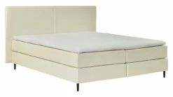 Boxspring Opal Vlak Met Gestoffeerd Matras -Wolkbed Winkel Boxspring Opal vlak met gestoffeerd matras ecru 6