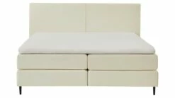 Boxspring Opal Vlak Met Gestoffeerd Matras -Wolkbed Winkel Boxspring Opal vlak met gestoffeerd matras ecru 7