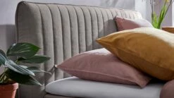 Boxspring Ruby Vlak Met Gestoffeerd Matras -Wolkbed Winkel Boxspring Ruby vlak met gestoffeerd matras taupe 2