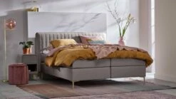 Boxspring Ruby Vlak Met Gestoffeerd Matras