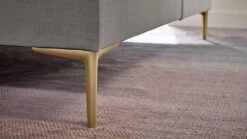 Boxspring Ruby Vlak Met Gestoffeerd Matras -Wolkbed Winkel Boxspring Ruby vlak met gestoffeerd matras taupe 3