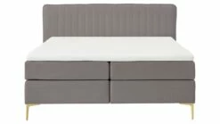 Boxspring Ruby Vlak Met Gestoffeerd Matras -Wolkbed Winkel Boxspring Ruby vlak met gestoffeerd matras taupe 7