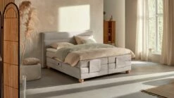 Karlsson Boxspring Solid Lina Verstelbaar Met Gestoffeerd Matras