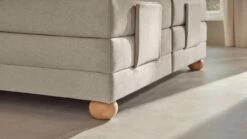 Karlsson Boxspring Solid Lina Verstelbaar Met Gestoffeerd Matras -Wolkbed Winkel Boxspring Solid Lina verstelbaar met gestoffeerd matras naturel 4