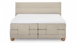 Karlsson Boxspring Solid Lina Verstelbaar Met Gestoffeerd Matras -Wolkbed Winkel Boxspring Solid Lina verstelbaar met gestoffeerd matras naturel 9