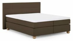 Karlsson Boxspring Solid Lina Vlak Met Gestoffeerd Matras -Wolkbed Winkel Boxspring Solid Lina vlak met gestoffeerd matras cappuccino 6