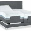 Boxspring Supreme Square Verstelbaar Met Slow Motion 2 Matras -Wolkbed Winkel Boxspring Supreme Square verstelbaar met Slow Motion 2 matras grijs