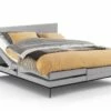 Boxspring Viggo Verstelbaar Met Silver Pocket Deluxe Foam Matras -Wolkbed Winkel Boxspring Viggo verstelbaar met Silver Pocket Deluxe Foam matras oakland grijs