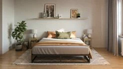 Emma Metal Bed -Wolkbed Winkel Emma Metal bed met Essential matras Zwart 1