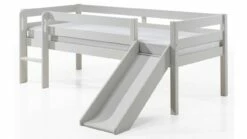 Halfhoogslaper Pino Met Glijbaan -Wolkbed Winkel Halfhoogslaper Pino met glijbaan wit 2