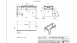 Halfhoogslaper Scott Met Bureau, Boekenkast En Commode 15 Halfhoogslaper Scott Met Bureau, Boekenkast En Commode -Wolkbed Winkel Halfhoogslaper Scott met bureau boekenkast en commode wit 6