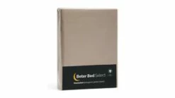Hoeslaken Beter Bed Select Biologisch Perkal Matras -Wolkbed Winkel Hoeslaken Biologisch perkal matras taupe 4