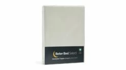 Hoeslaken Beter Bed Select Biologisch Perkal Topper -Wolkbed Winkel Hoeslaken Biologisch perkal topper grijs 4