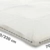 Hoeslaken Beter Bed Select Jersey Topper -Wolkbed Winkel Hoeslaken Jersey topper off white