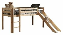 Hoogslaper Pino Met Glijbaan -Wolkbed Winkel Hoogslaper Pino met glijbaan natuur 1