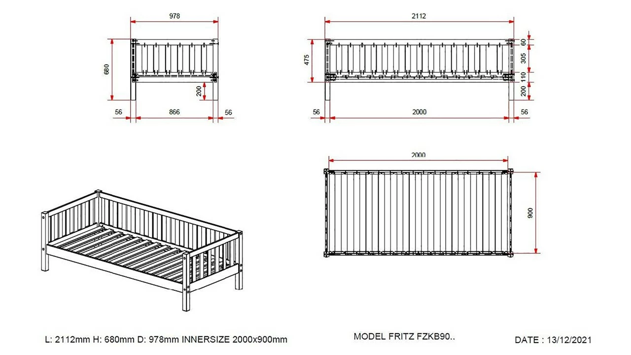 Kajuitbed Fritz 4 Kajuitbed Fritz - Afbeelding 3