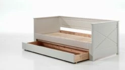 Kajuitbed Paneel Uitschuifbaar Pino Met Lade -Wolkbed Winkel Kajuitbed paneel uitschuifbaar Pino met lade wit 4