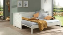 Kajuitbed Paneel Uitschuifbaar Pino -Wolkbed Winkel Kajuitbed uitschuifbaar Pino wit 1