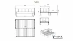 Kajuitbed Spijlen Uitschuifbaar Pino -Wolkbed Winkel Kajuitbed uitschuifbaar Pino wit 12