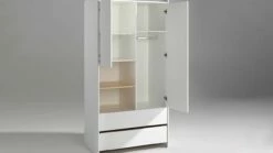 Complete Slaapkamer Kiddy Met Nachtkast, Kast, Bureau En Boekenkast -Wolkbed Winkel Kast Kiddy 1