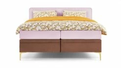 Opbergbox Ruby Vlak Met Gestoffeerde Matras -Wolkbed Winkel Opbergbox Ruby vlak met gestoffeerde matras roze bruin 6