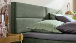 Opbergboxspring Pearl Vlak Met Gestoffeerd Matras -Wolkbed Winkel Opbergboxspring Pearl vlak met gestoffeerd matras hunter 3