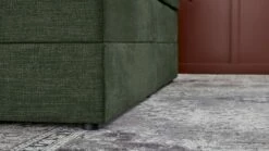 Opbergboxspring Pearl Vlak Met Gestoffeerd Matras -Wolkbed Winkel Opbergboxspring Pearl vlak met gestoffeerd matras hunter 4