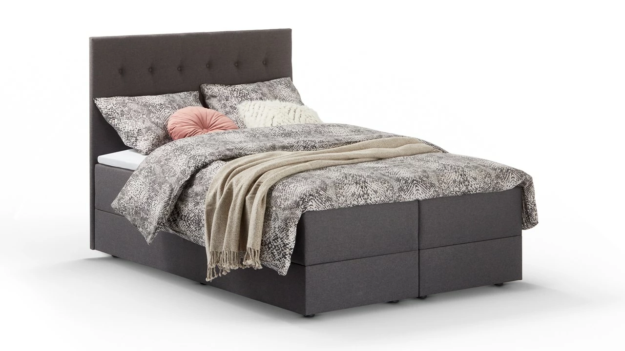 Opbergboxspring Ted Met Topper Luxe HR 4 Opbergboxspring Ted Met Topper Luxe HR - Afbeelding 2