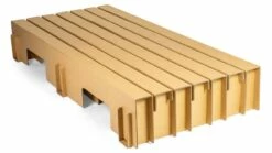 Paper Bed Met Easy Pocket Matras 18 Paper Bed Met Easy Pocket Matras -Wolkbed Winkel Paper Bed met Easy Pocket matras bruin 6