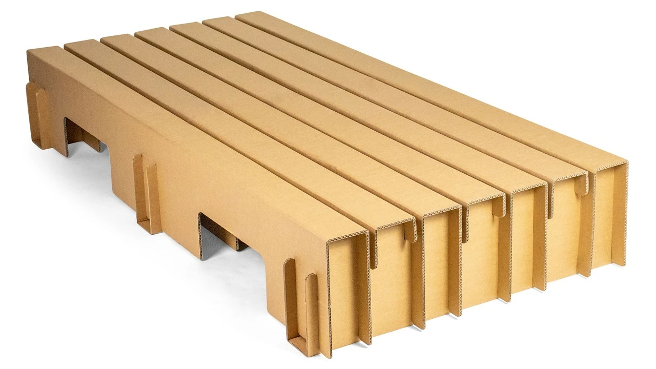 Paper Bed Met Easy Pocket Matras 9 Paper Bed Met Easy Pocket Matras - Afbeelding 7